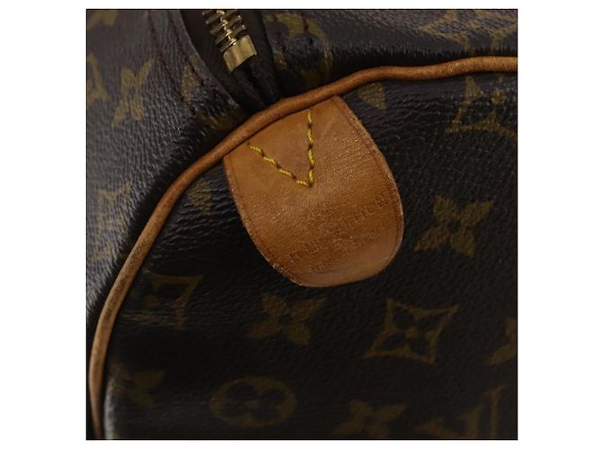 LOUIS VUITTON Monogram Keepall 55 Boston Bag M41424 LV Auth 195172 Monogramma - vista 18