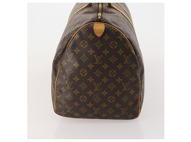 LOUIS VUITTON Monogram Keepall 55 Boston Bag M41424 LV Auth 195172 Monogramma - vista 4