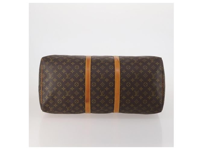 LOUIS VUITTON Monogram Keepall 55 Boston Bag M41424 LV Auth 195172 Monogramma - vista 5