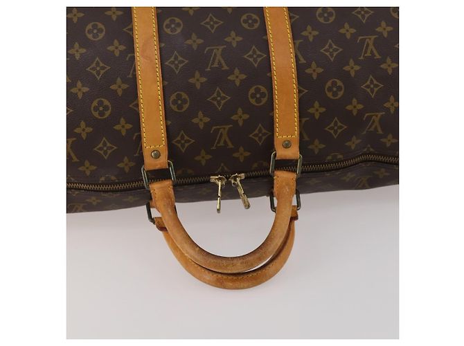 LOUIS VUITTON Monogram Keepall 55 Boston Bag M41424 LV Auth 195172 Monogramma - vista 7