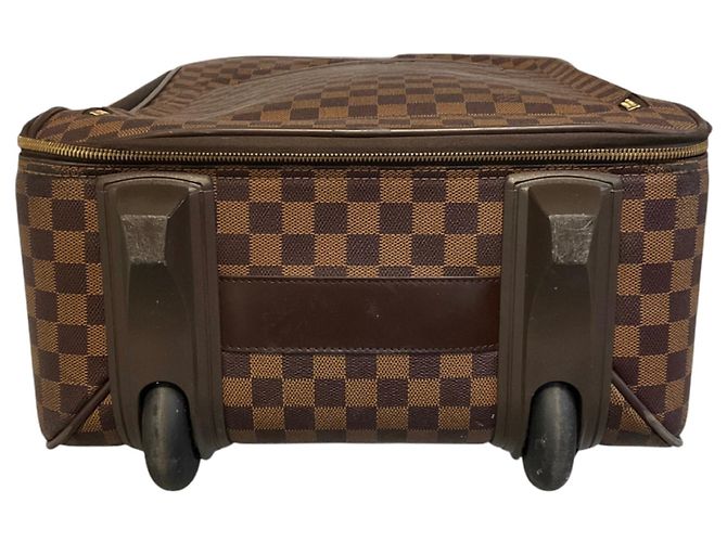 Valigia trolley da viaggio Louis Vuitton Brown Pegase 55 Damier Ebene Marrone - vista 4