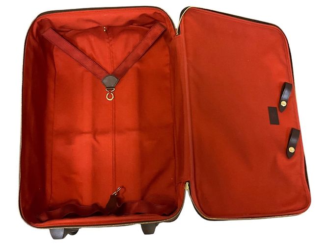 Valigia trolley da viaggio Louis Vuitton Brown Pegase 55 Damier Ebene Marrone - vista 6