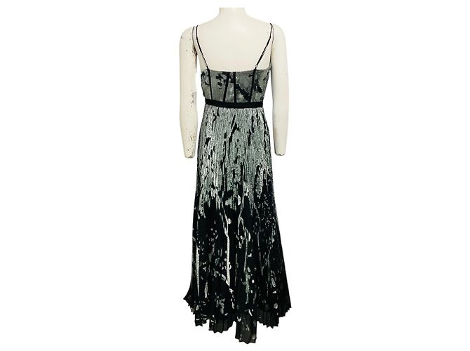Jonathan Simkhai Simkhai Silver Metallic Brielle Bustier-Kleid Silber - Ansicht 3