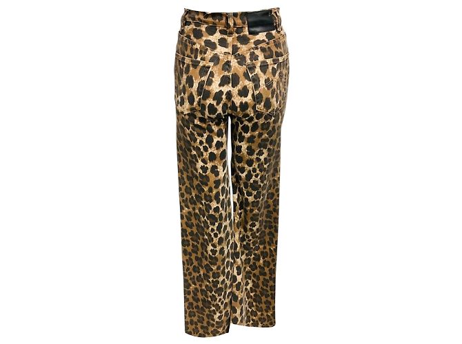 R13 Brown / Black Stone Washed Leopard Jane Jean Castaño - vista 3