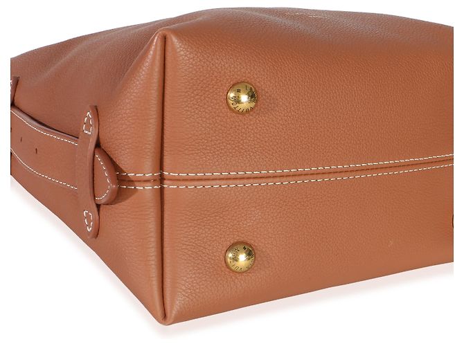 Louis Vuitton Cognac Grained Calfskin Low Key Hobo PM Marrone - vista 5