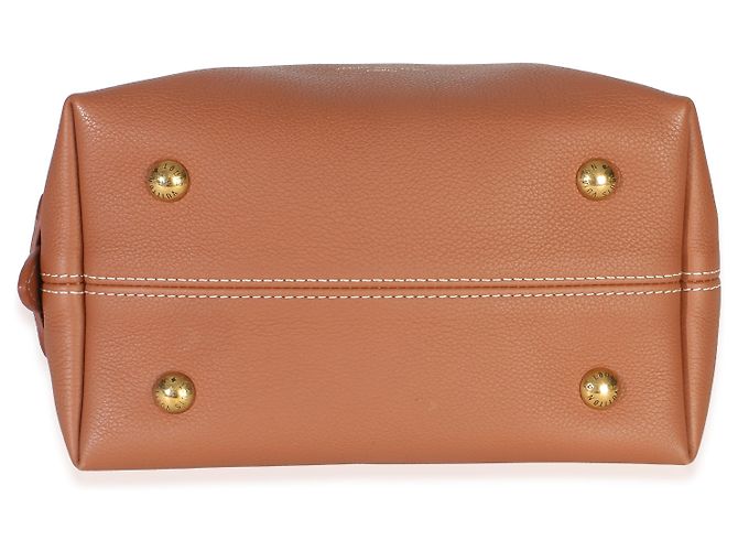 Louis Vuitton Cognac Grained Calfskin Low Key Hobo PM Marrone - vista 6