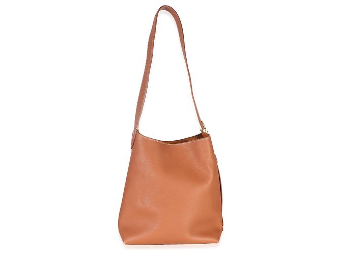 Louis Vuitton Cognac Grained Calfskin Low Key Hobo PM Marrone - vista 8