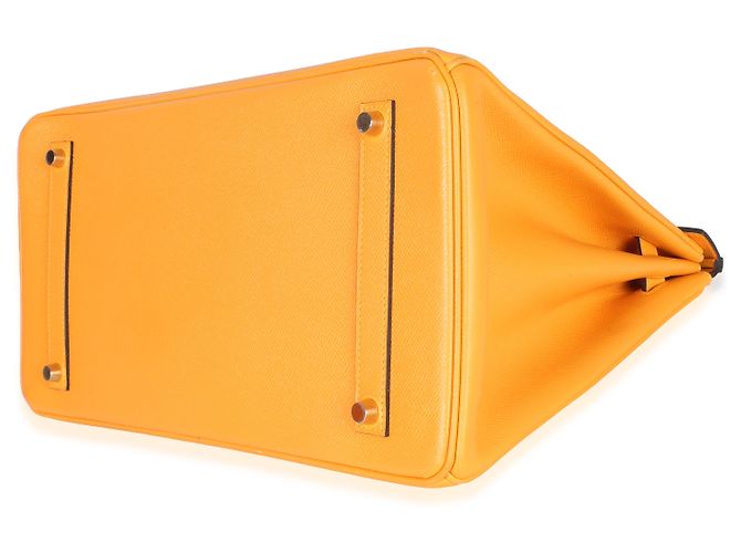 Hermès Jaune D'or Epsom Birkin 35 GHW Arancione Giallo - vista 6