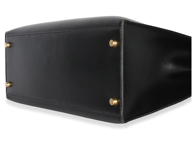 Hermès Vintage Black Box Sellier Kelly 35 GHW Nero - vista 6