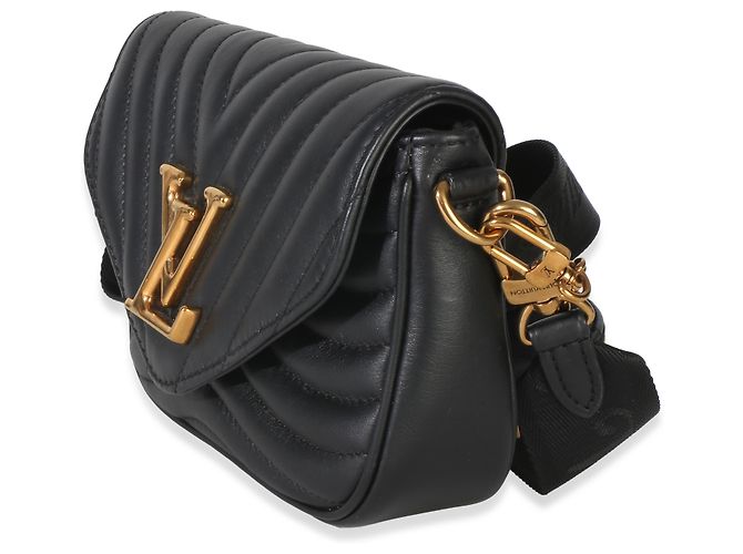 Louis Vuitton New Wave Multi Pochette in pelle di vitello nera Nero - vista 3