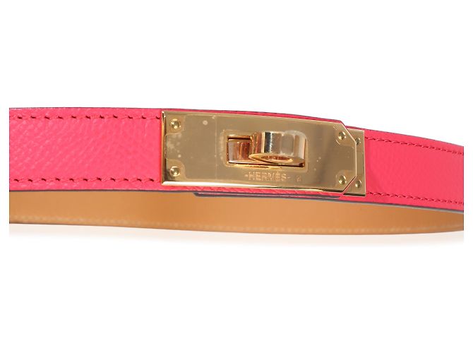 Hermès Rose Shocking Epsom Kelly 18 Belt RGHW - Ansicht 2