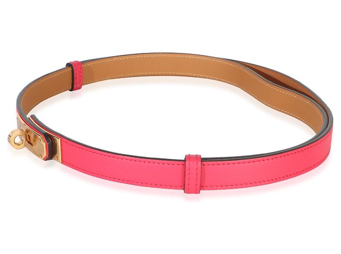 Hermès Rose Shocking Epsom Kelly 18 Belt RGHW - Ansicht 3