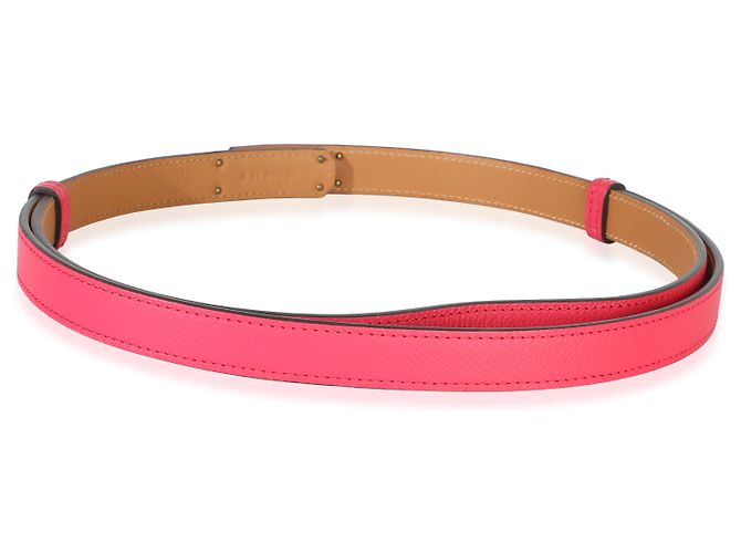 Hermès Rose Shocking Epsom Kelly 18 Belt RGHW - Ansicht 4