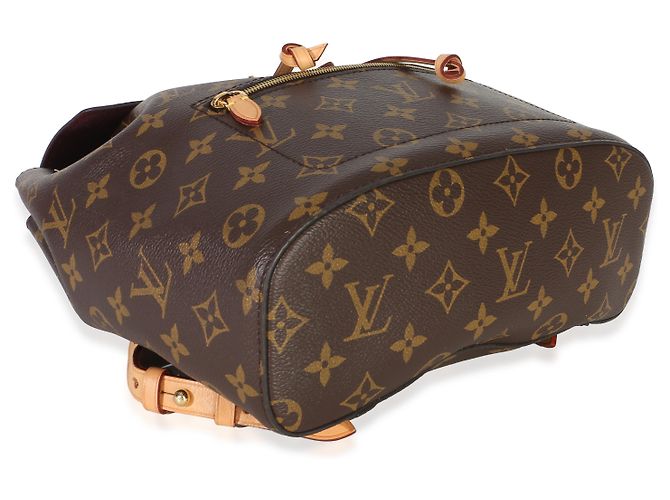 Zaino Louis Vuitton Monogram Canvas Montsouris MM NM Marrone - vista 7