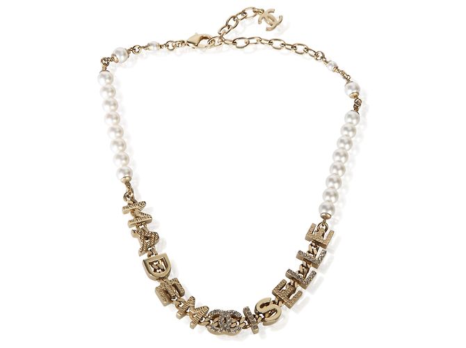 Collana Mademoiselle 2022 Chanel placcata oro - vista 3