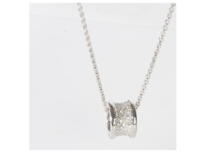 Bulgari Pendente B.zero1 in oro bianco e diamanti BVLGARI - vista 4