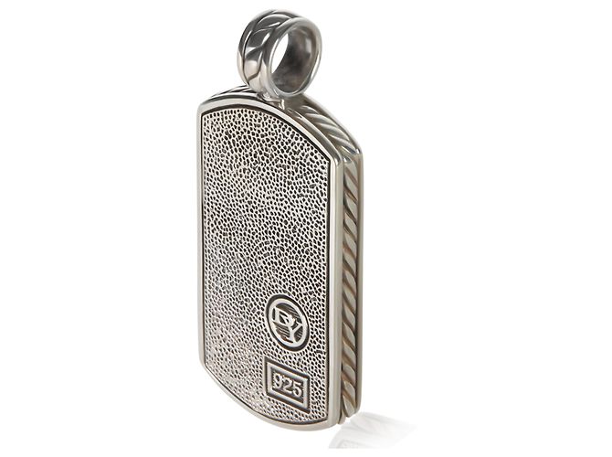 Pendente Tag in Argento Sterling David Yurman - vista 2