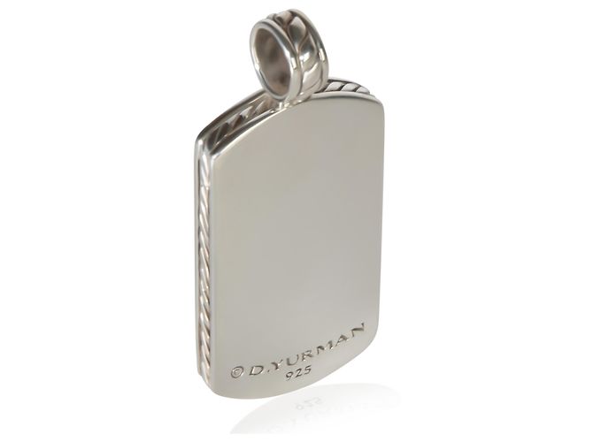 Pendente Tag in Argento Sterling David Yurman - vista 3