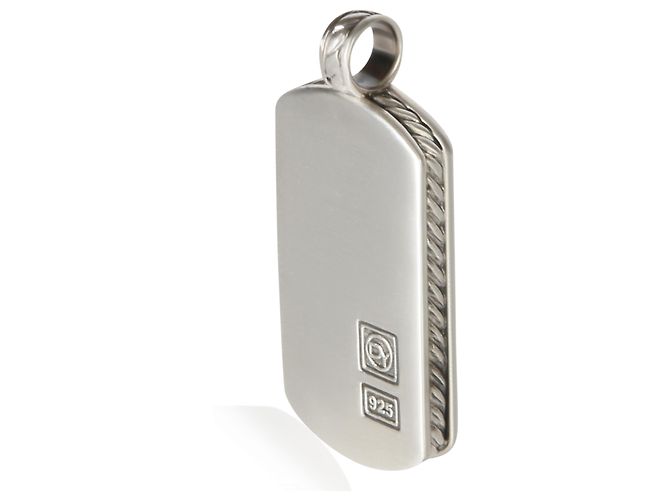 Pendente Tag in Argento Sterling David Yurman - vista 2