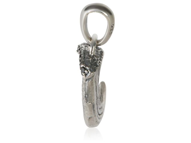 Pendente Amuleto Petrvs Claw in Argento Sterling e Diamanti David Yurman - vista 2