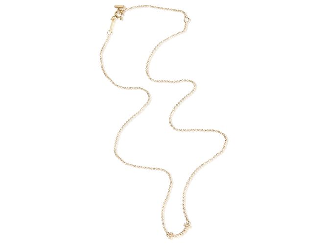 Pendente Tiffany T Smile Mini Model in oro giallo e diamanti Tiffany & Co. - vista 3