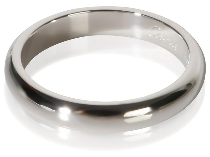 Anello Cartier Platinum 1895 4mm Band - vista 2
