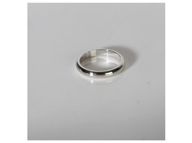 Anello Cartier Platinum 1895 4mm Band - vista 4
