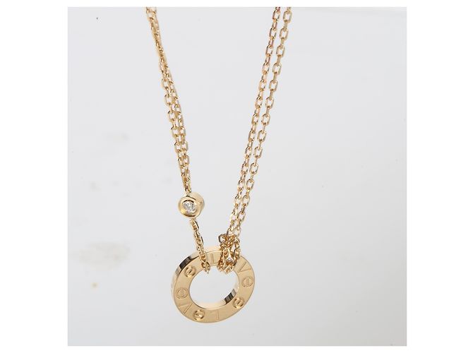 Collana Cartier Love in oro giallo e diamanti - vista 5