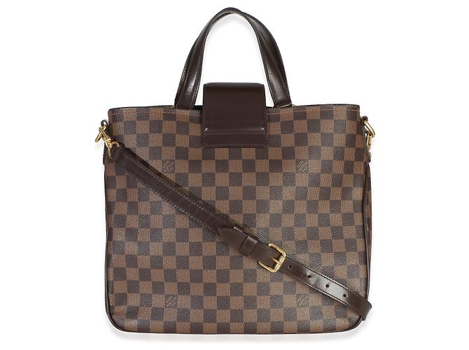 Louis Vuitton Damier Ebene Canvas Cabas Rosebery Marrone - vista 2