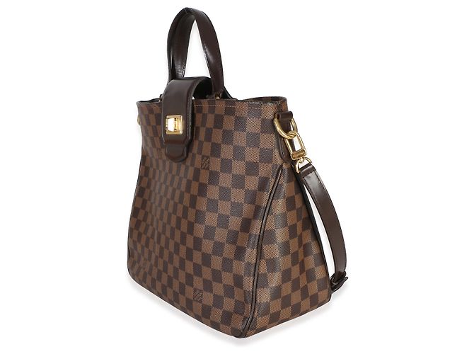 Louis Vuitton Damier Ebene Canvas Cabas Rosebery Marrone - vista 3
