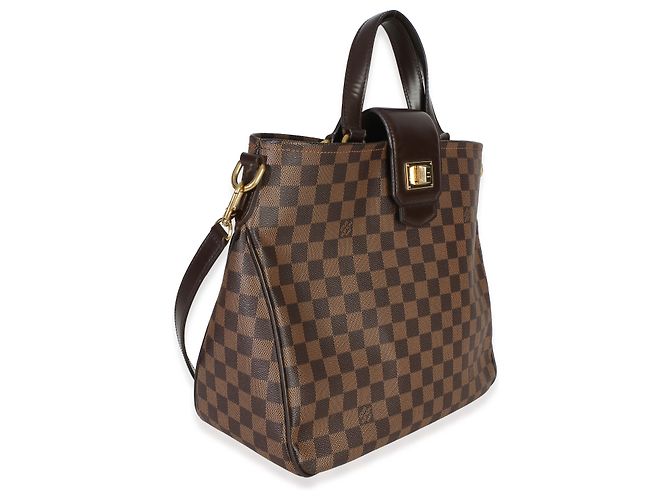 Louis Vuitton Damier Ebene Canvas Cabas Rosebery Marrone - vista 4