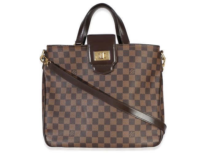Louis Vuitton Damier Ebene Canvas Cabas Rosebery Marrone - vista 8