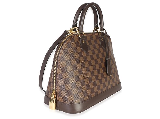 Louis Vuitton Damier Ebene Canvas Alma PM Marrone - vista 4