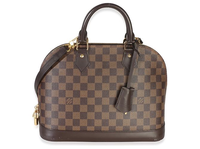 Louis Vuitton Damier Ebene Canvas Alma PM Marrone - vista 8