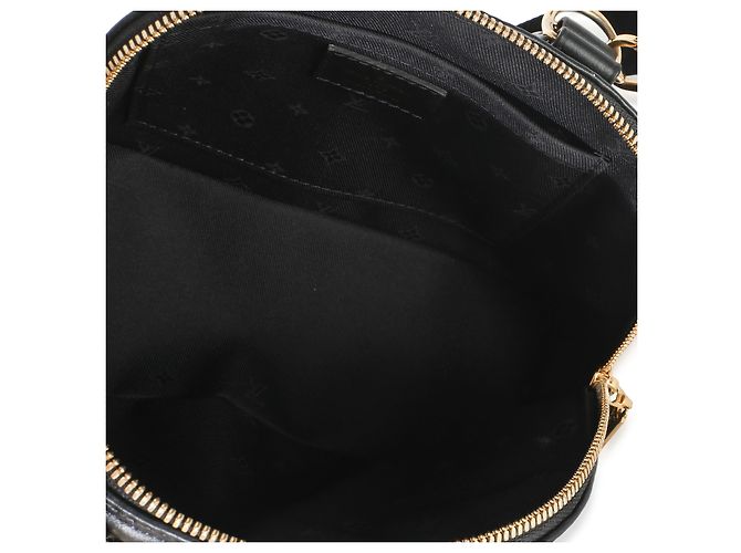 Louis Vuitton Black Bubblegram Calfskin Alma BB Nero - vista 5