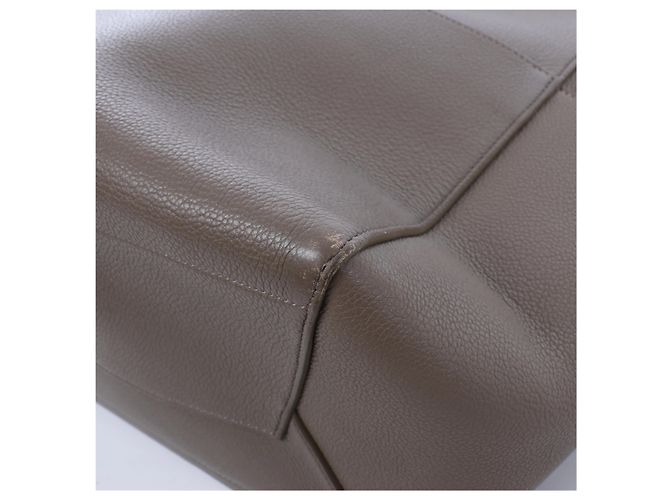 Céline Borsa a secchiello Celine Sangle in pelle Grigia Grigio - vista 10
