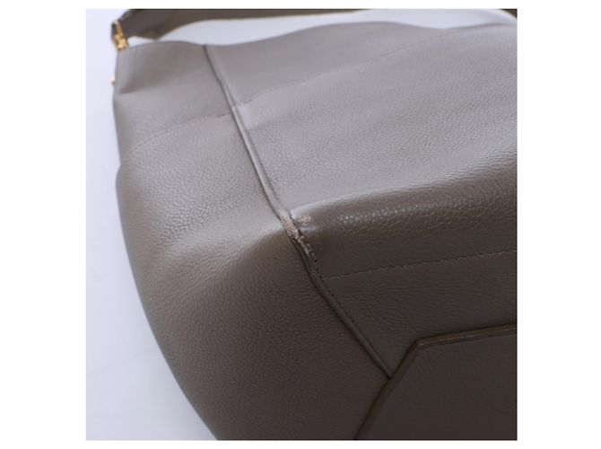 Céline Borsa a secchiello Celine Sangle in pelle Grigia Grigio - vista 11