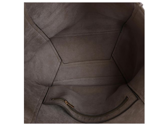 Céline Borsa a secchiello Celine Sangle in pelle Grigia Grigio - vista 13