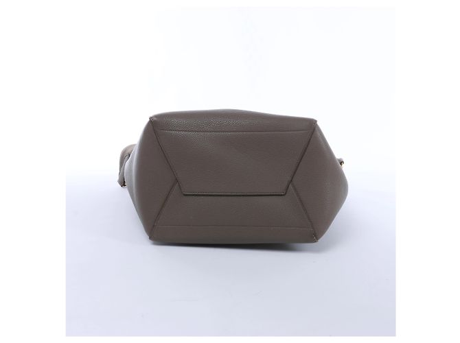 Céline Borsa a secchiello Celine Sangle in pelle Grigia Grigio - vista 6