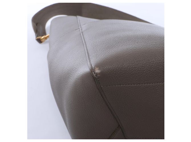 Céline Borsa a secchiello Celine Sangle in pelle Grigia Grigio - vista 9