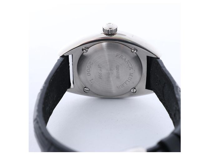 FRANCK MULLER Transamerican 2000L 991 SS QZ Uhr mit schwarzem Zifferblatt - Ansicht 7