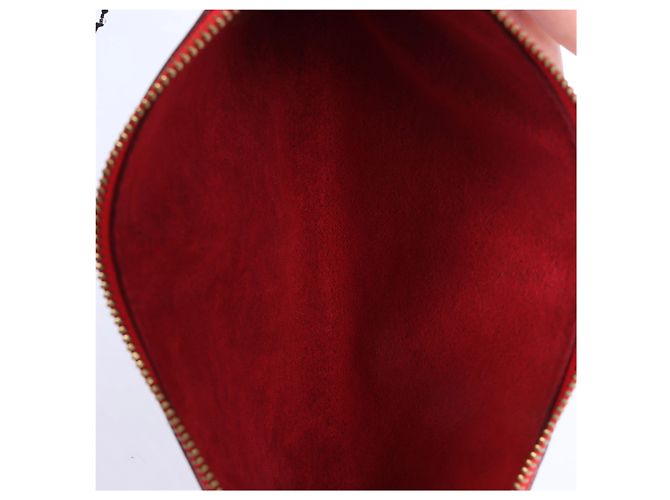 Louis Vuitton Pochette Accessoire Epi Leather Handbag in Red M52947 Rosso - vista 10