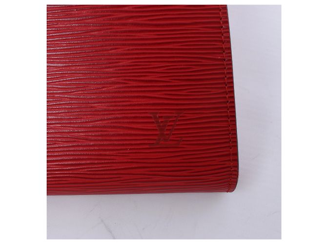 Louis Vuitton Pochette Accessoire Epi Leather Handbag in Red M52947 Rosso - vista 11