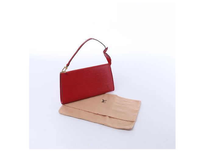 Louis Vuitton Pochette Accessoire Epi Leather Handbag in Red M52947 Rosso - vista 12
