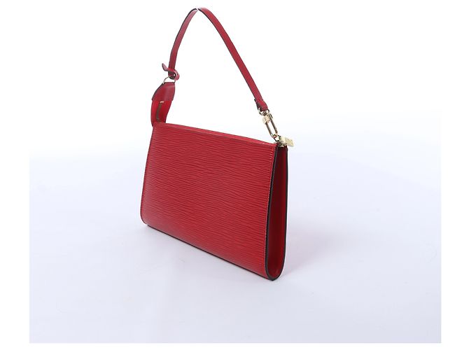 Louis Vuitton Pochette Accessoire Epi Leather Handbag in Red M52947 Rosso - vista 3