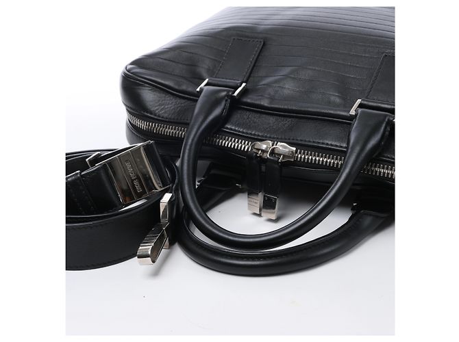 Borsa Briefcase 2Way in pelle Dior Homme in Nero - vista 11