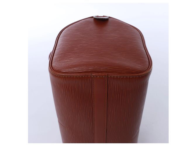 Borsa a mano Louis Vuitton Speedy 25 in pelle Epi, Brown M43013 Cammello - vista 9