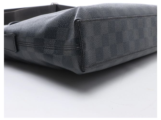 Louis Vuitton Porte Documents Jour Damier Graphite 2Way Handbag in Nero N48224 - vista 10