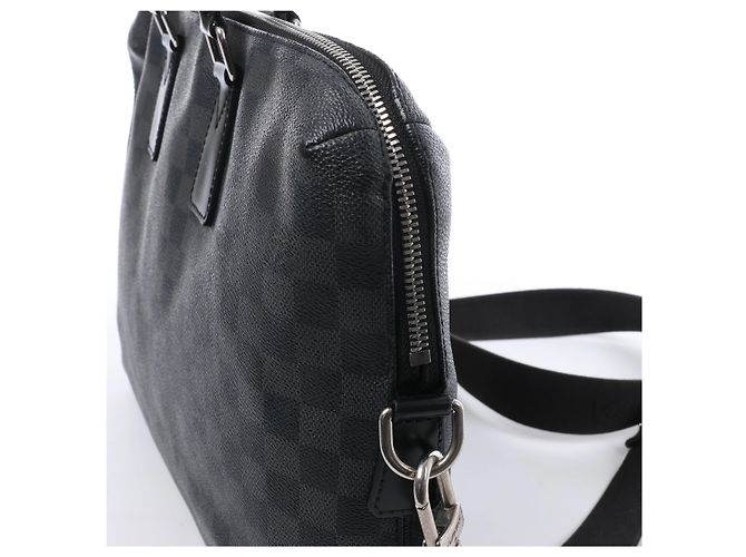 Louis Vuitton Porte Documents Jour Damier Graphite 2Way Handbag in Nero N48224 - vista 3
