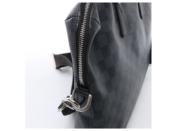 Louis Vuitton Porte Documents Jour Damier Graphite 2Way Handbag in Nero N48224 - vista 5